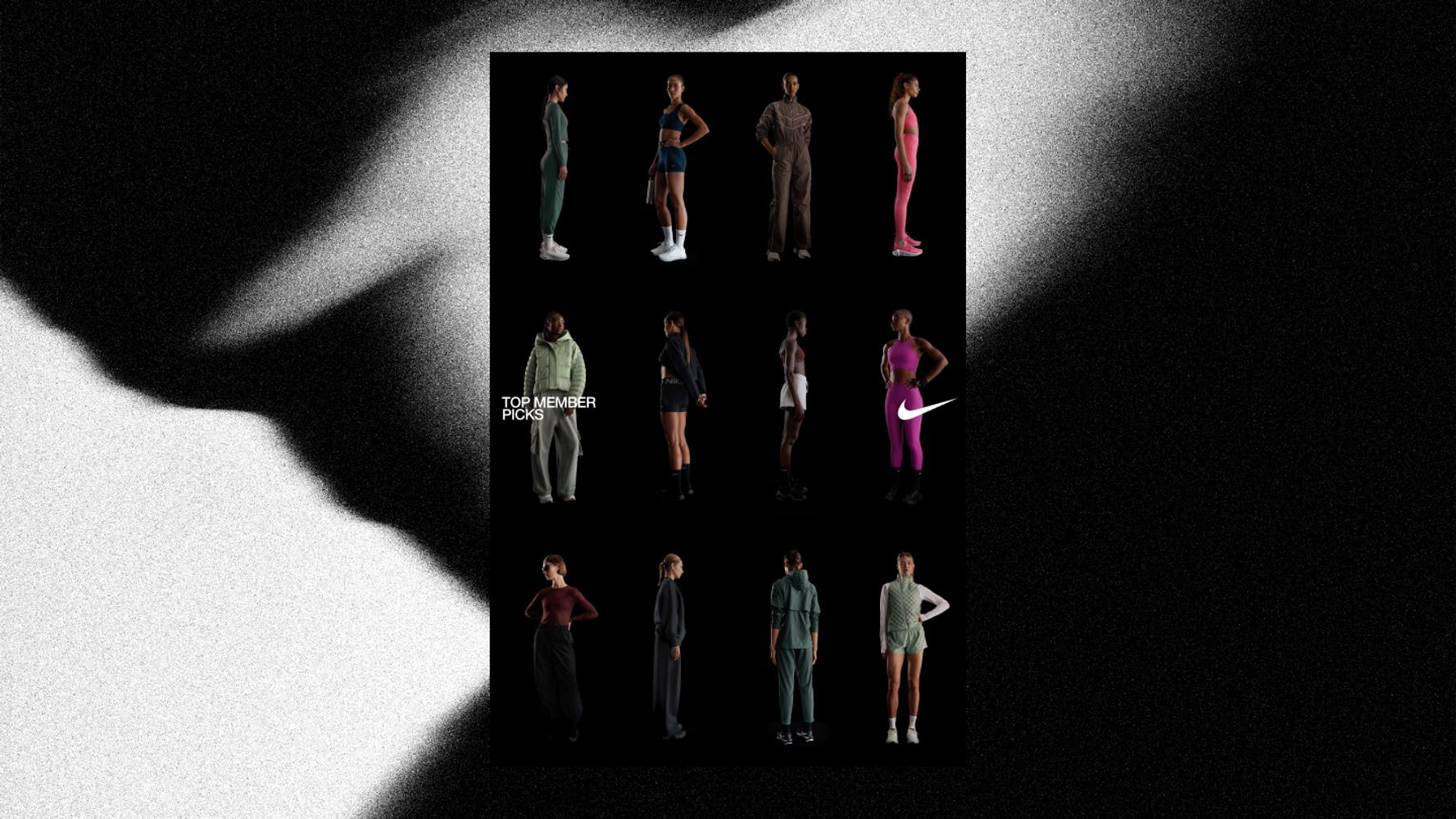 Nike advertising images.
